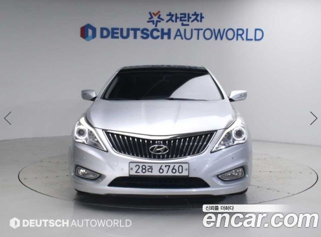 Hyundai Grandeur из Кореи Encar
