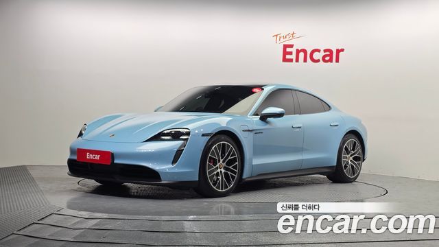 Porsche Taycan из Кореи Encar