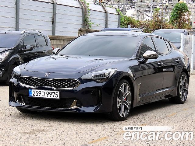 Kia Stinger из Кореи Encar