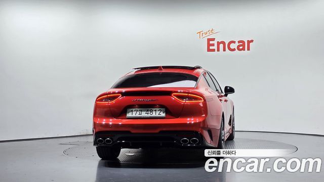 Kia Stinger из Кореи Encar