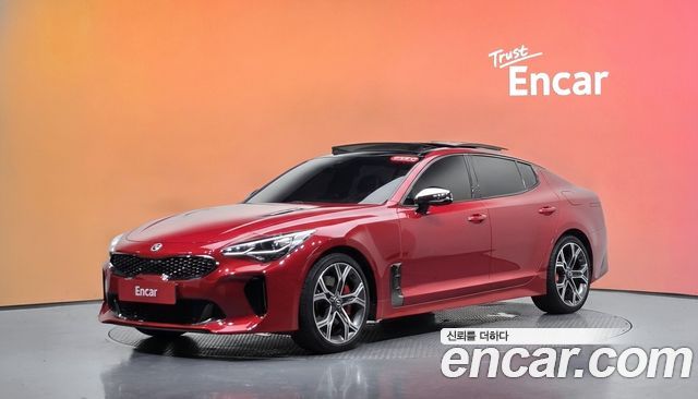 Kia Stinger из Кореи Encar