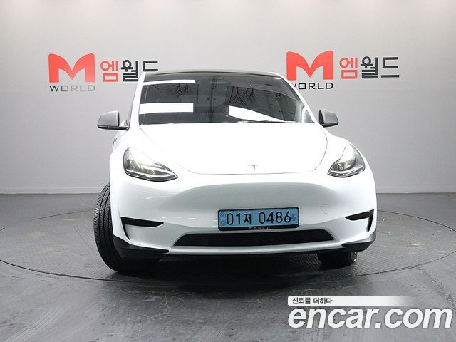 Tesla Model Y из Кореи Encar