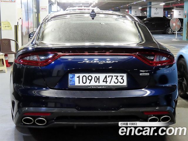 Kia Stinger из Кореи Encar