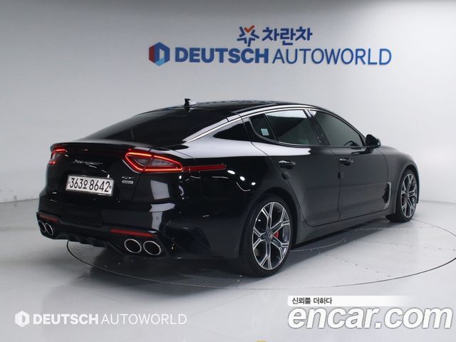 Kia Stinger из Кореи Encar
