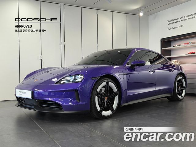 Porsche Taycan из Кореи Encar