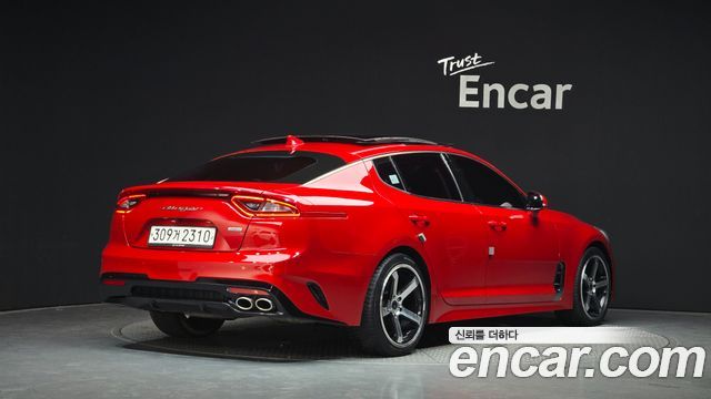Kia Stinger из Кореи Encar