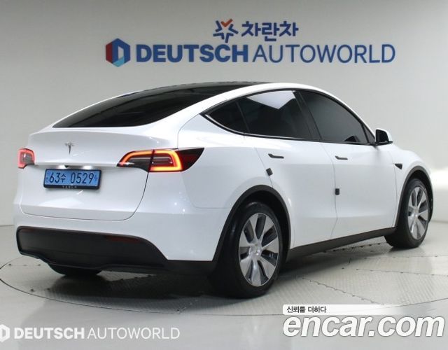 Tesla Model Y из Кореи Encar