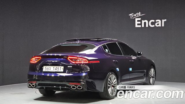 Kia Stinger из Кореи Encar
