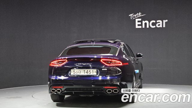 Kia Stinger из Кореи Encar