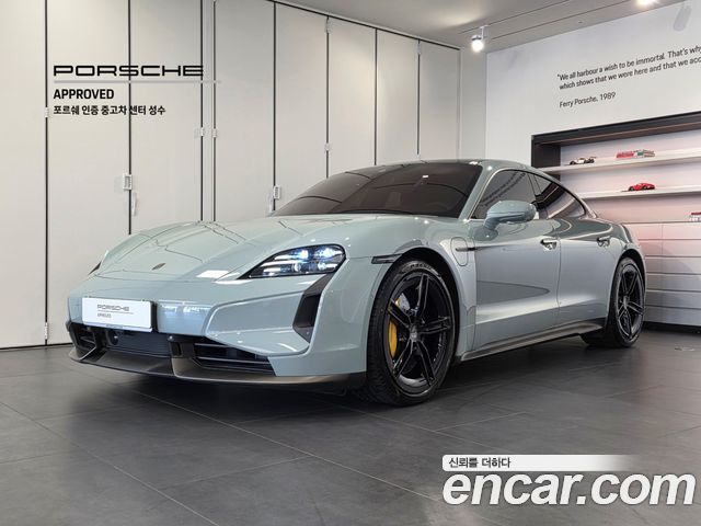 Porsche Taycan из Кореи Encar