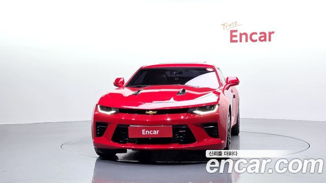 Chevrolet (Daewoo) Camaro SS 6.2 V8 Volcano Red — пробег 21 600 км — фото 3 из 5