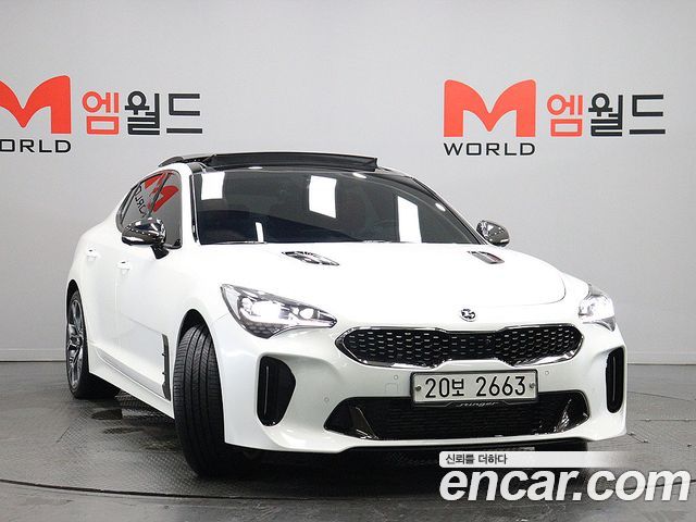 Kia Stinger из Кореи Encar