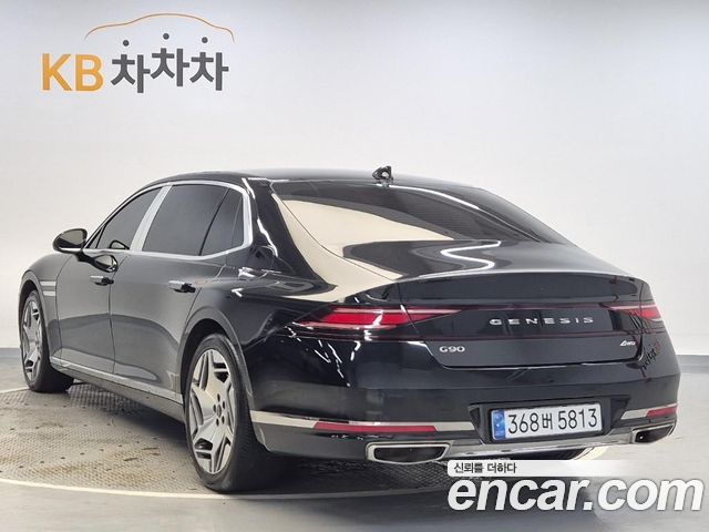 Genesis G90 Gasoline 3.5 Turbo e-S/C AWD LWB — пробег 100 639 км — фото 2 из 5
