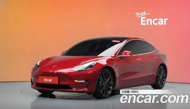 Tesla Model 3 из Кореи Encar