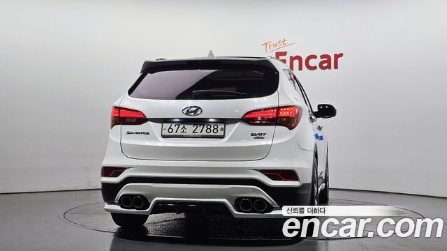 Hyundai Santafe Diesel(e-VGT) 2.0 4WD Exclusive Special — пробег 106 661 км — фото 4 из 5
