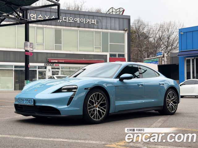Porsche Taycan из Кореи Encar