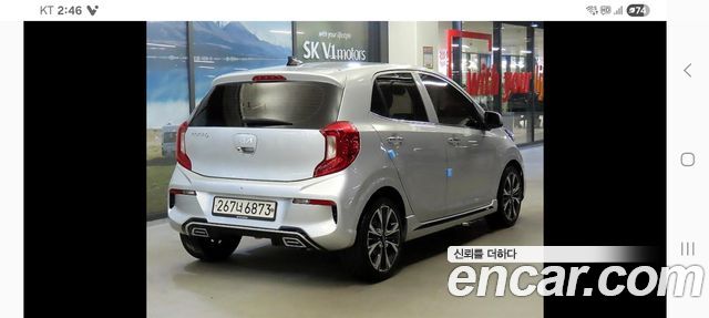 Kia morning из Кореи Encar