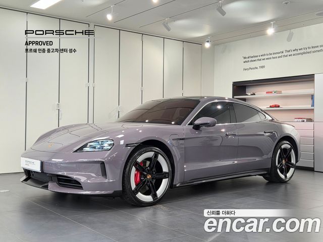 Porsche Taycan из Кореи Encar