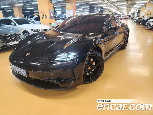 Porsche Taycan из Кореи Encar