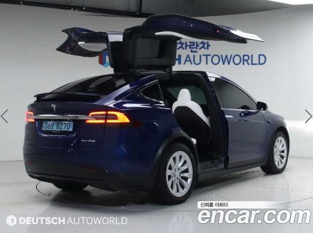 Tesla Model X из Кореи Encar