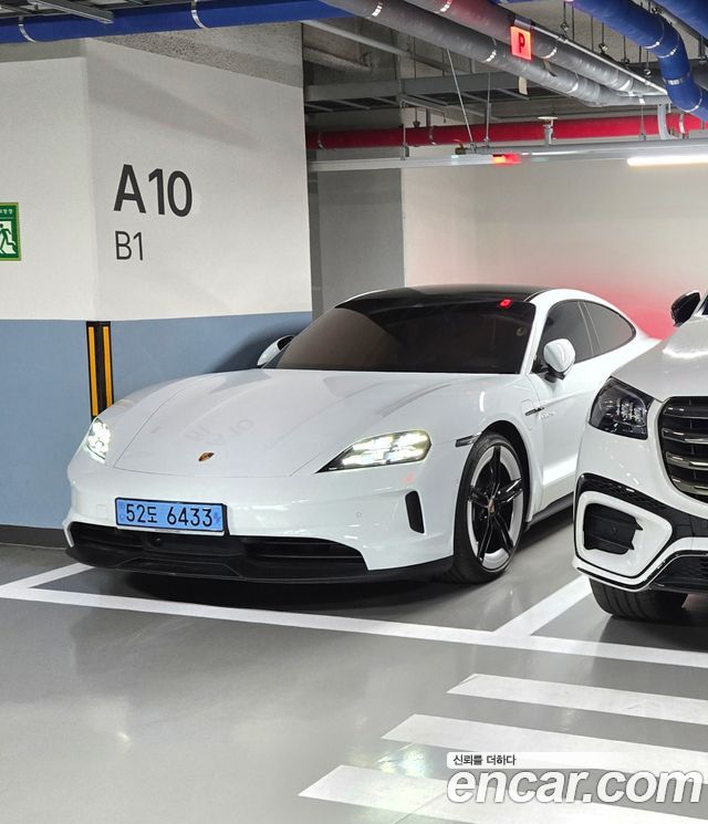 Porsche Taycan из Кореи Encar