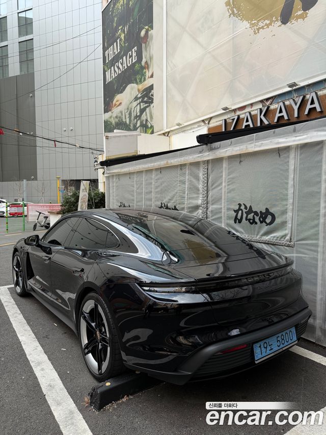 Porsche Taycan из Кореи Encar