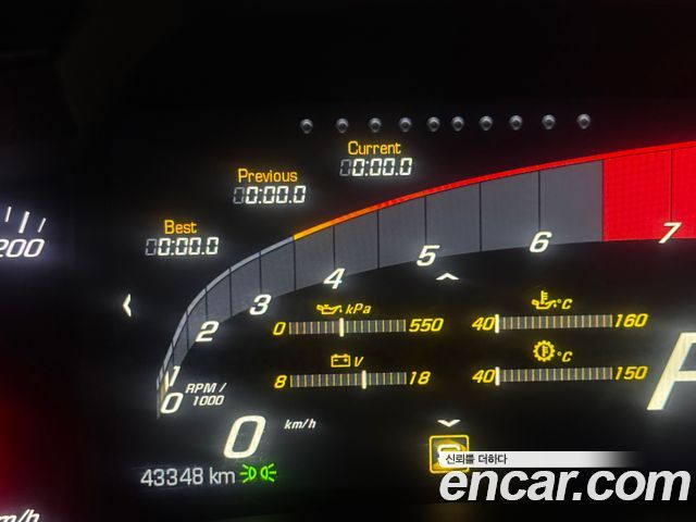 Chevrolet Corvette Coupe — пробег 43800 км