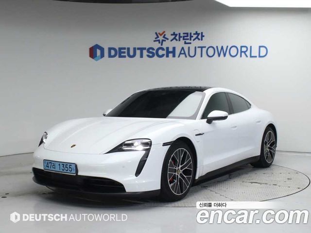 Porsche Taycan из Кореи Encar