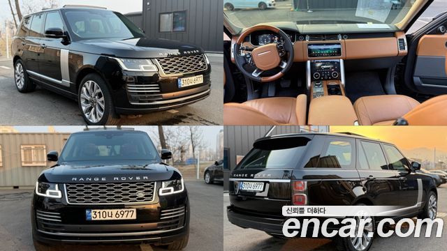 Land Rover Range Rover из Кореи Encar