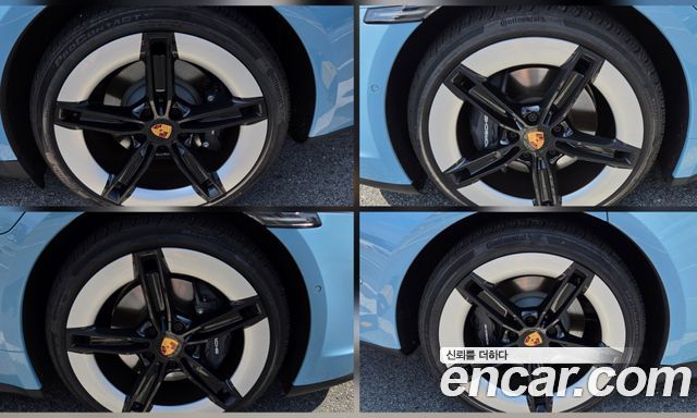 Porsche Taycan из Кореи Encar