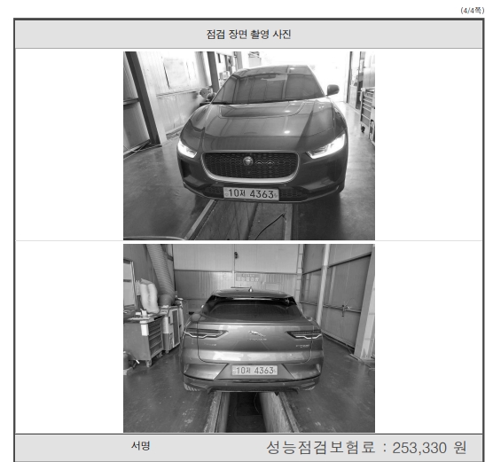 Фотографии, сделанные во время проверки, подписи