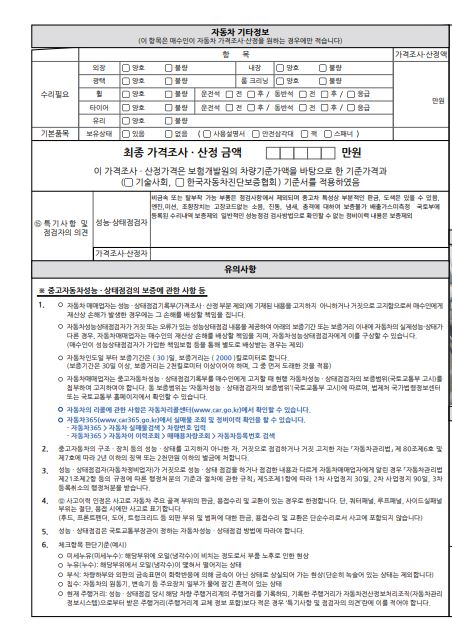 Подробное состояние автомобиля и другая информация