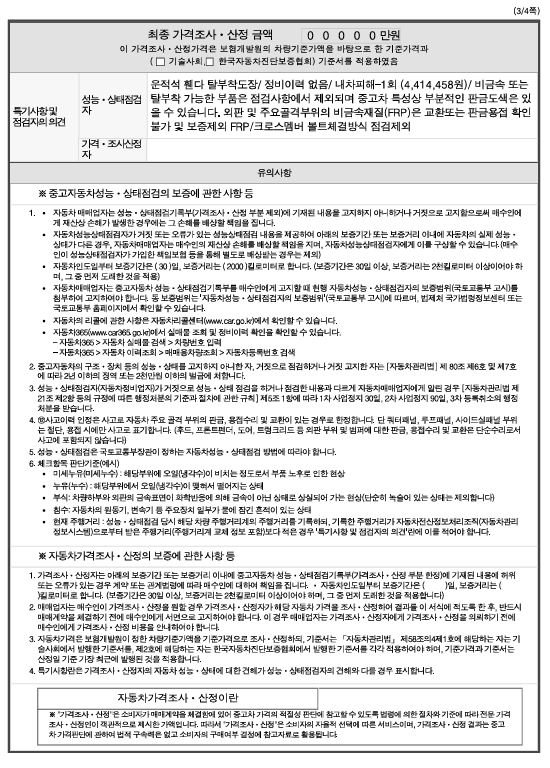 Подробное состояние автомобиля и другая информация