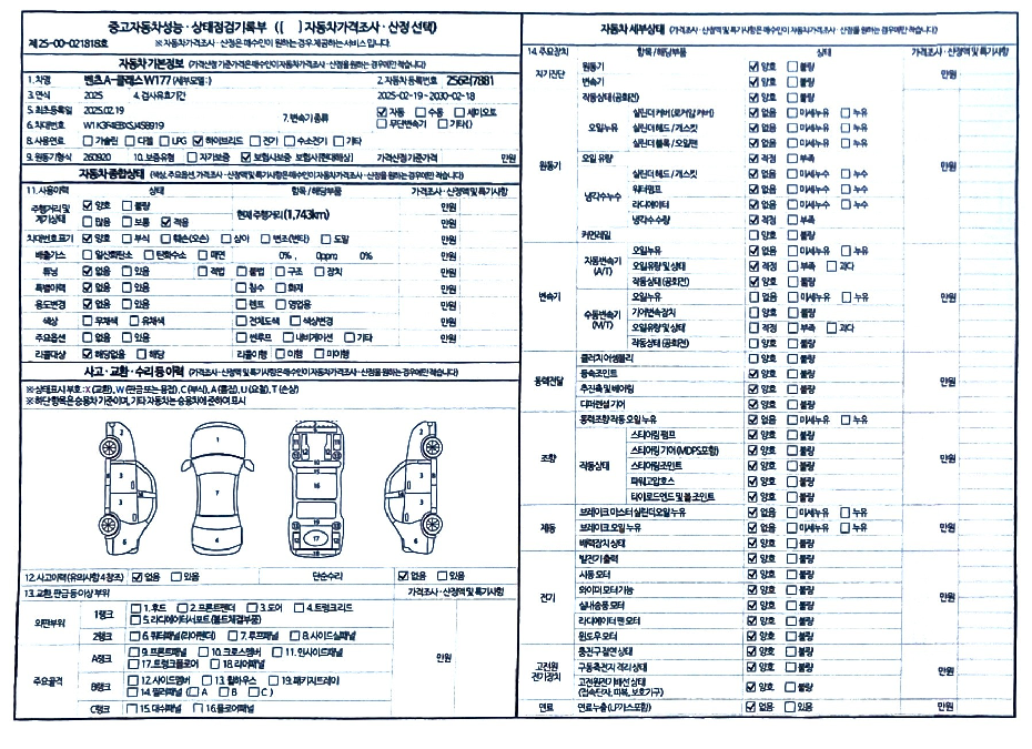 Основная информация и общее состояние / история аварий и ремонтов