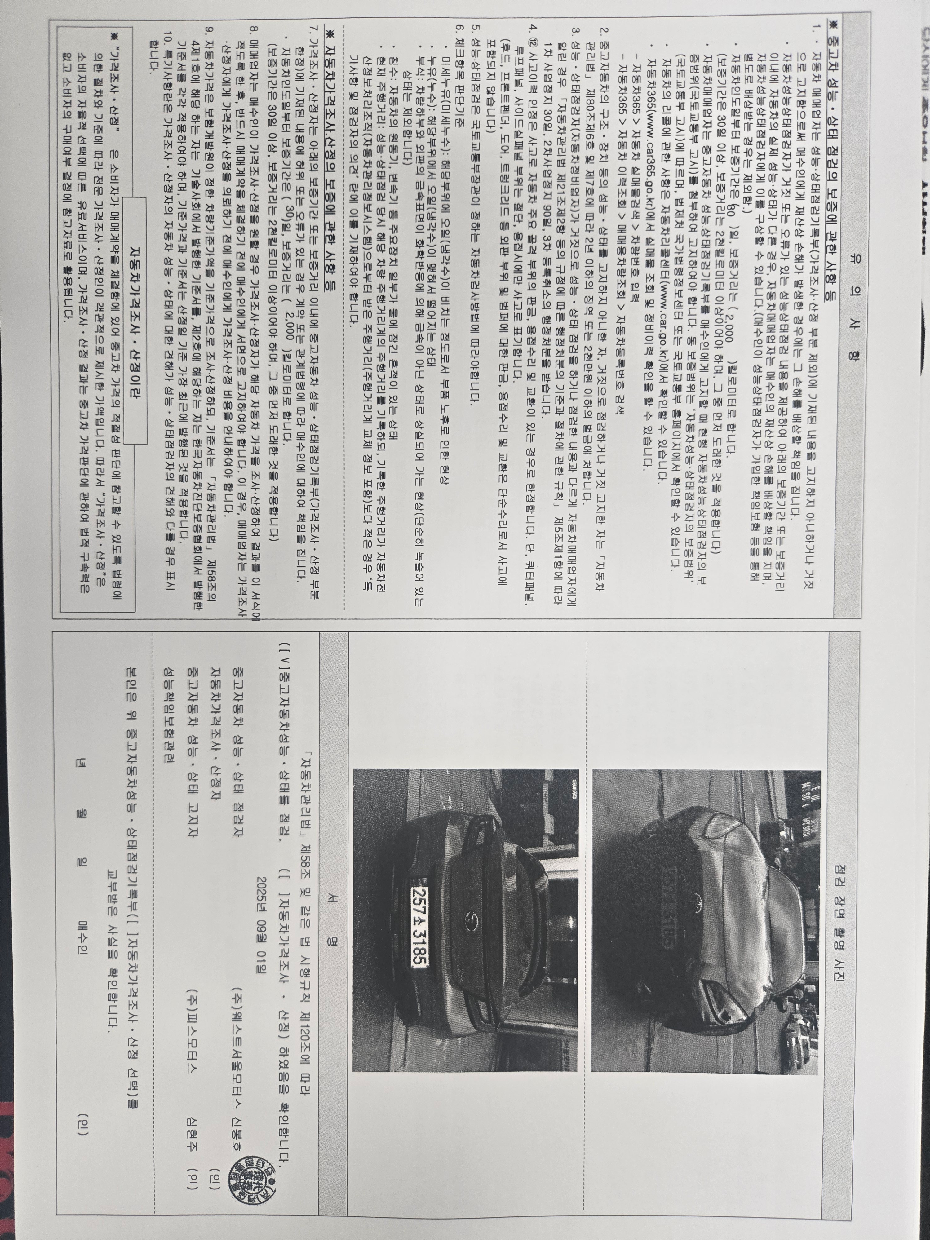 Детальное состояние автомобиля