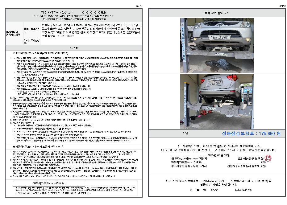 Детальное состояние автомобиля