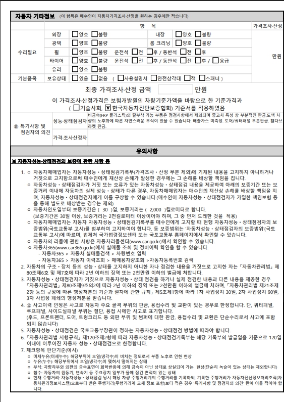 Подробное состояние автомобиля и другая информация