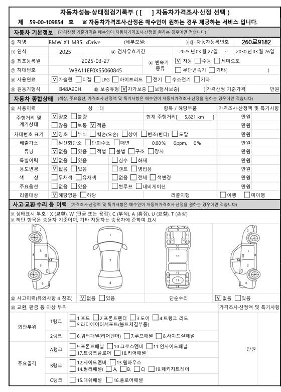Основная информация и общее состояние / история аварий и ремонтов