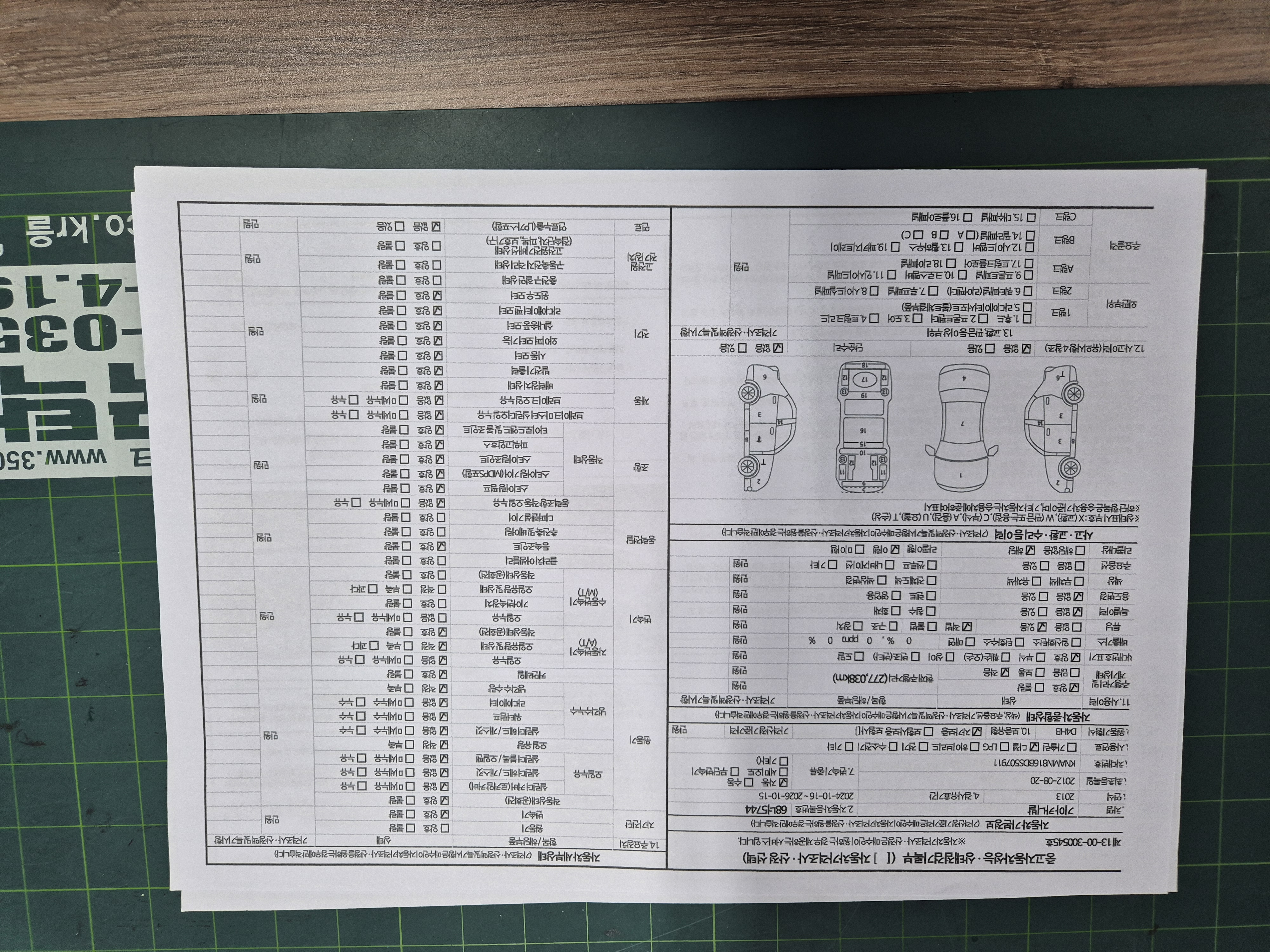 Основная информация и общее состояние / история аварий и ремонтов