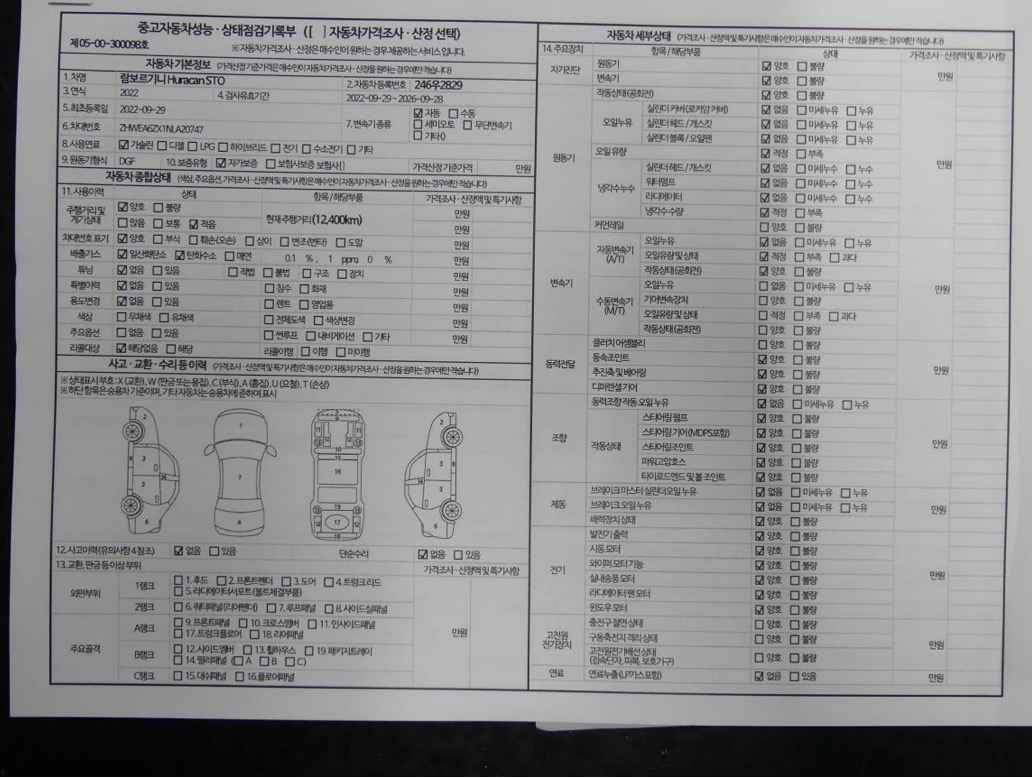 Основная информация и общее состояние / история аварий и ремонтов