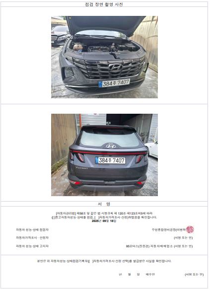 Фотографии, сделанные во время проверки, подписи