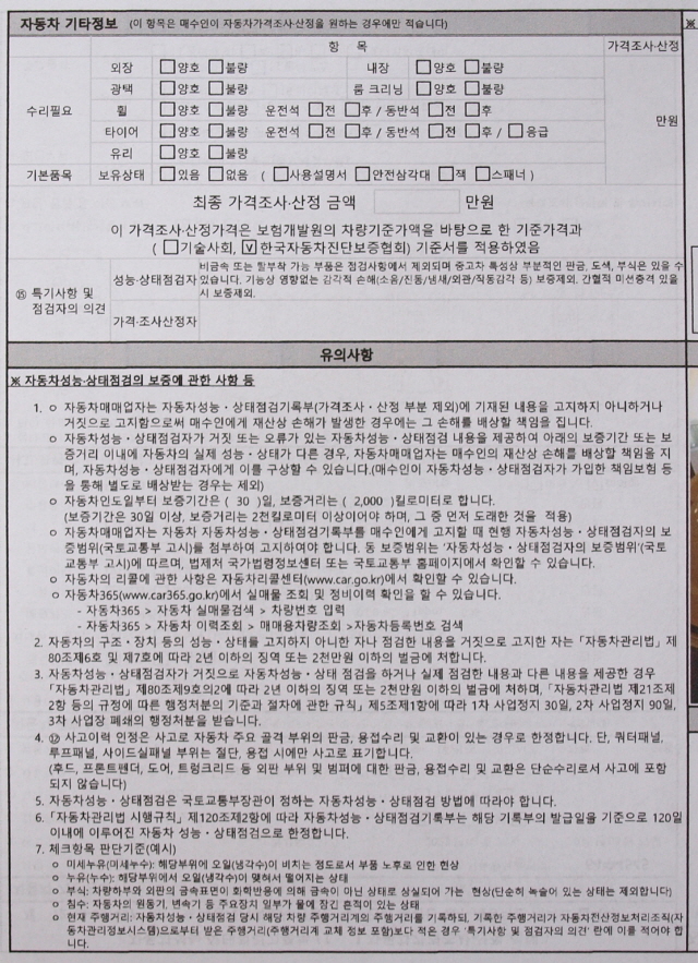 Подробное состояние автомобиля и другая информация