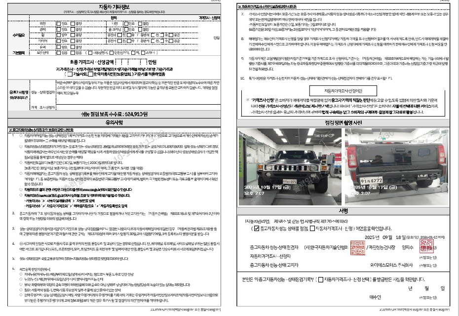 Детальное состояние автомобиля