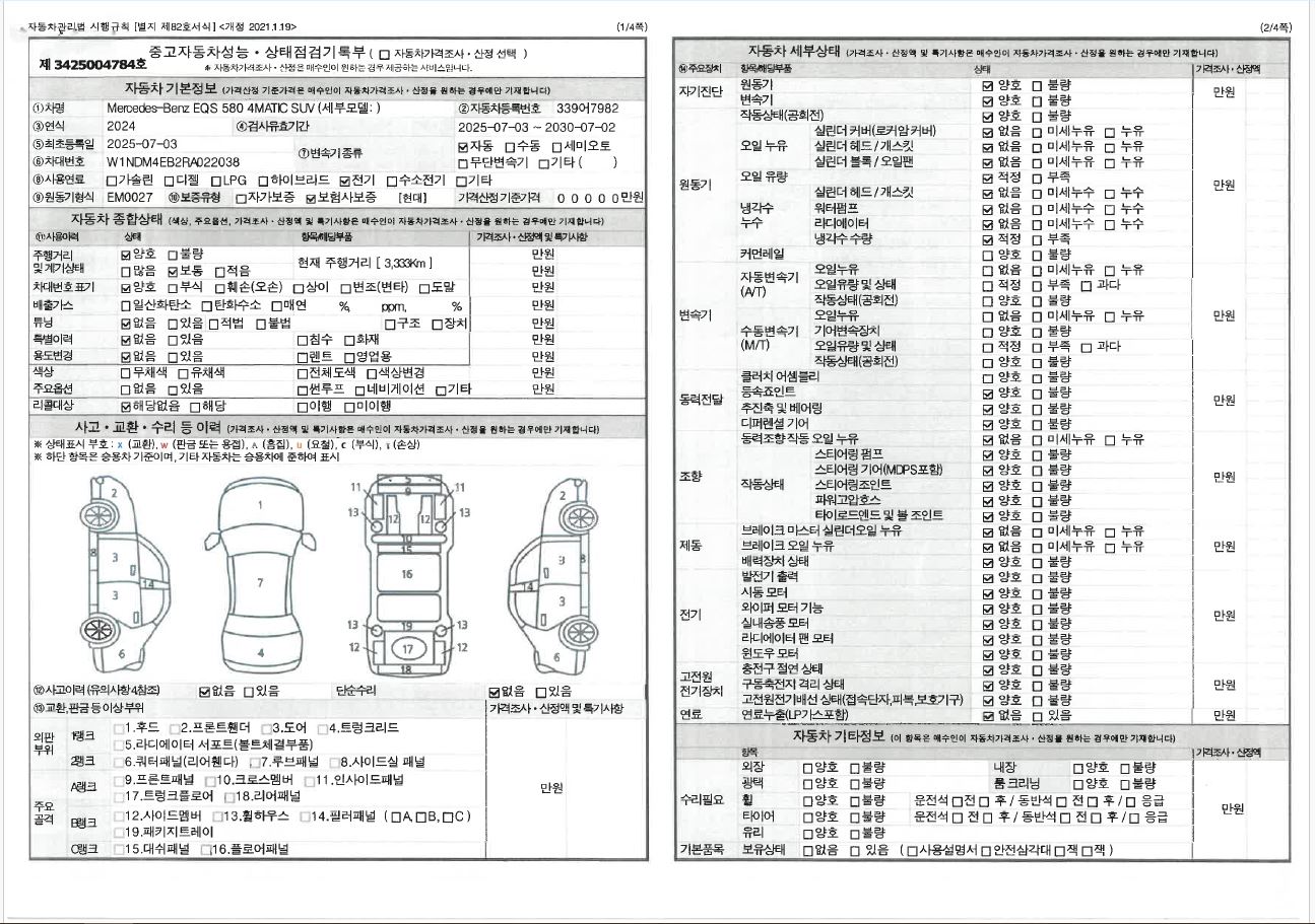 Основная информация и общее состояние / история аварий и ремонтов