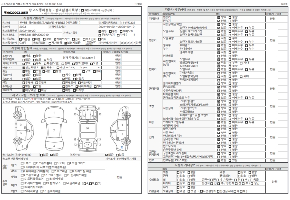 Основная информация и общее состояние / история аварий и ремонтов
