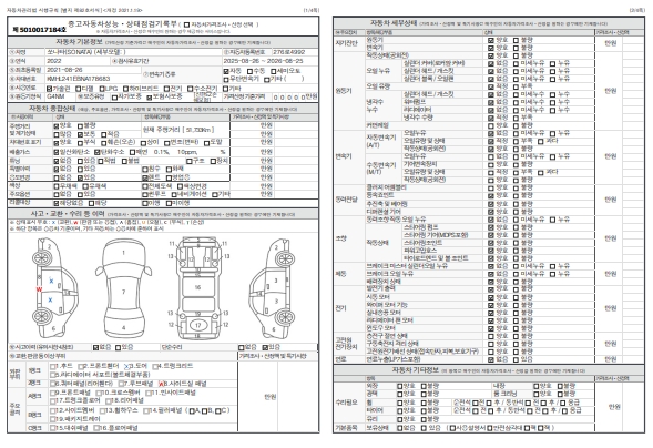Основная информация и общее состояние / история аварий и ремонтов