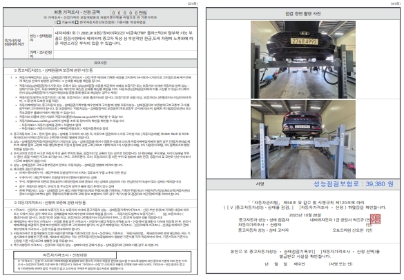 Детальное состояние автомобиля