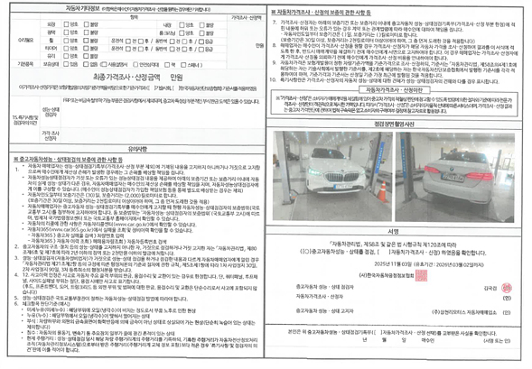 Детальное состояние автомобиля