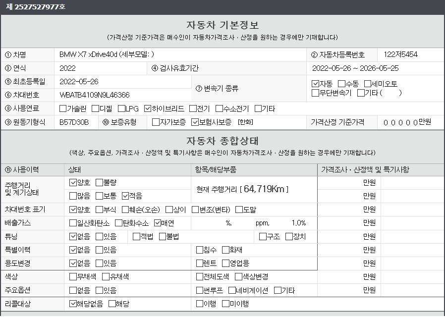 Основная информация и общее состояние / история аварий и ремонтов