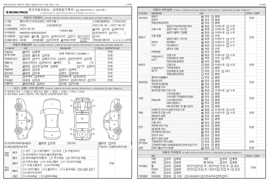 Основная информация и общее состояние / история аварий и ремонтов